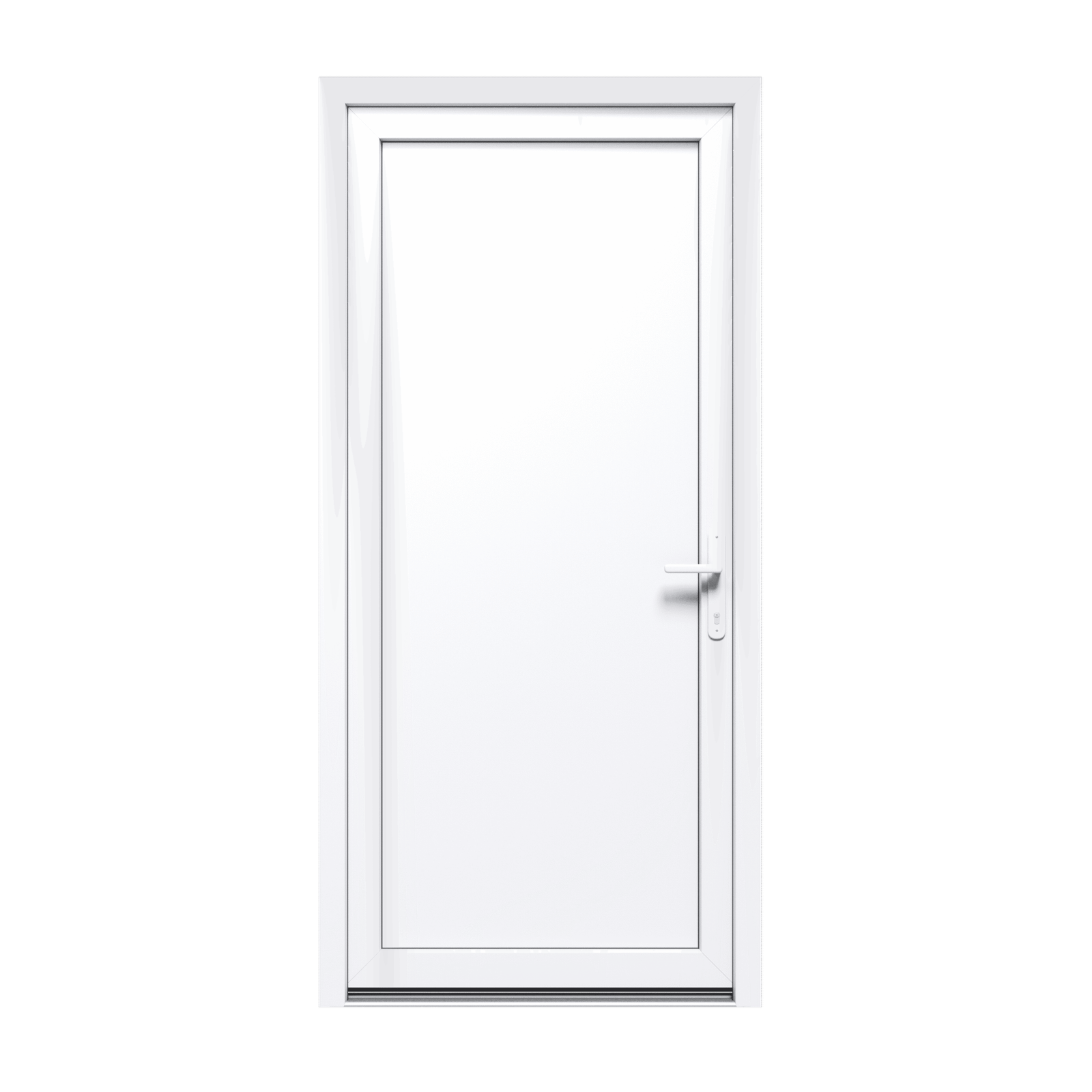 Kunststof Deur met Kozijn Volledig Paneel