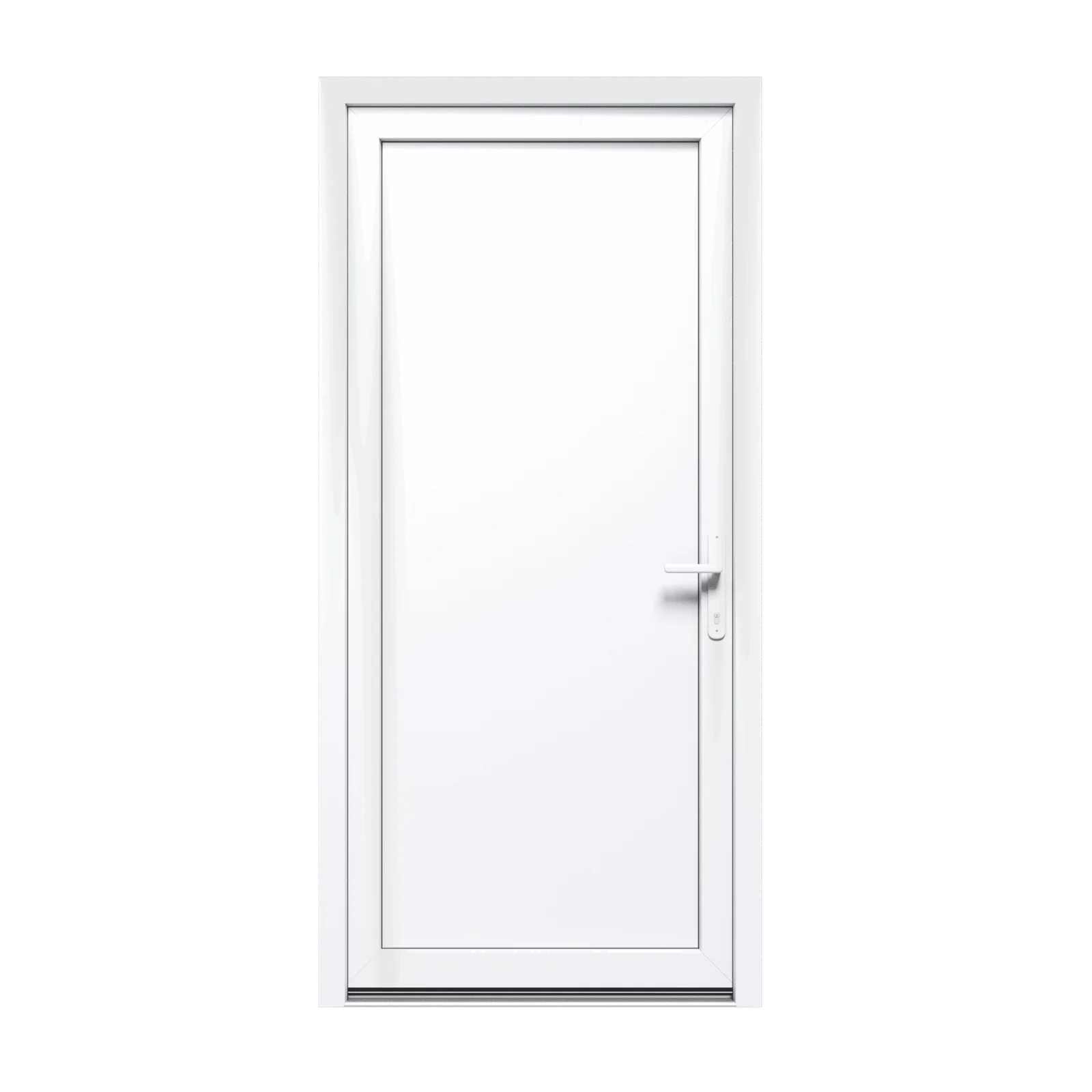 KF01-Closed-scaled Kunststof Deur met Kozijn Volledig Paneel - Afbeelding 1